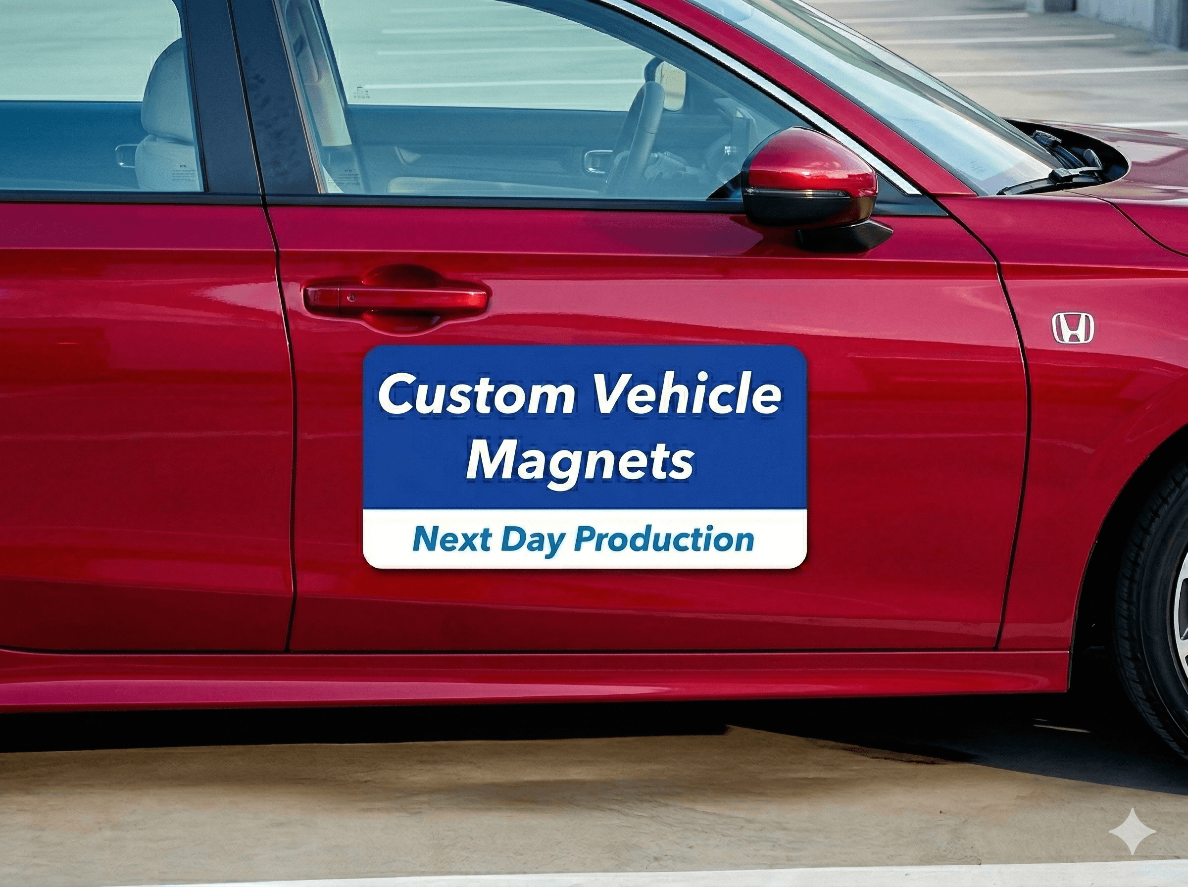 Custom Vehicle Magnets Set